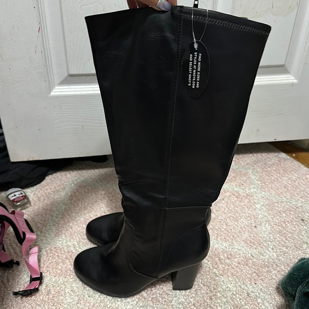 MACYS BLACK BOOTS